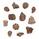 Set of 12 Piece New Mix Wooden Printing Blocks