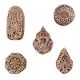 Set of 5 Piece New Mix Wooden Printing Blocks