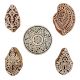 Set of 5 Piece New Mix Wooden Printing Blocks