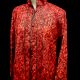 Designer Collection Jackets Short Sami Pashmina Fabric In Red