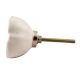Cream Solid Ceramic Dresser Knob Online