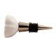 White Solid Ceramic Wine Stopper