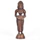 Brass Standing Lady Statue with Diya