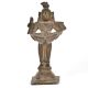 Brass Standing Lady with Birds Statue with Diya