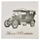 Hand Drawn Vintage Car sketch Ceramic Tile