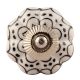 Black Flower Ceramic Melon Cabinet Knob Online 