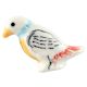 Black Feather Ceramic Bird Knob