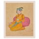 Painting Of A Prince Seated On a Palace Terrace