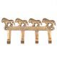 Hand Made Brass Wall Hooks With 4 Lions