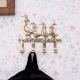 Brass Mother and Baby Geese Wall Hook Key Holder
