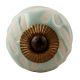 Sage Green Etched Ceramic Floral Cabinet Knob Online 