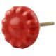 Red Flower Ceramic Cabinet Knob Online