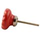 Red Flower Ceramic Cabinet Knob Online