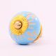 Turquoise Etched Ceramic Knob 39