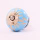 Turquoise Etched Ceramic Knob 39