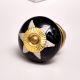 Black Etched Ceramic Knob 41