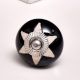 Black Etched Ceramic Knob 41