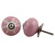 Pink Etched Ceramic Knob 42