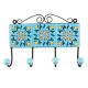 Green Leaf Ceramic Floral Tiles Hook 