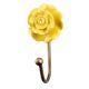 Yellow Flower Ceramic Wall Hook