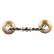 Golden Solid Cearmic Cut Bridge Handles
