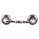 Neon Purple Cearmic Cut Bridge Handles