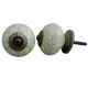 Pistachio Green Crackle Ceramic Drawer Knob