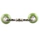 Pea Green Ceramic Cut Bridge Handles