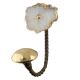 Natural Agate Stone Hook in Antique Fitting