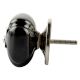 Solid Black Square Ceramic Cabinet Knob Online
