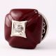 Solid Cherry Square Ceramic Wardrobe Knob