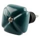 Solid Forest Green Square Ceramic Wine Stopper