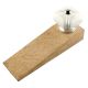 Solid White Square Ceramic Door Stopper