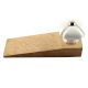 Solid White Square Ceramic Door Stopper