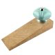 Solid Sage Green Square Ceramic Door Stopper