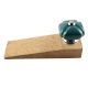 Solid Forest Green Square Ceramic Door Stopper