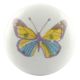 Yellow Butterfly Ceramic Flat Drawer Knob Online