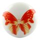 Red Butterfly Ceramic Wine Stopper