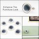 Grey Ceramic Wardrobe Knob Online