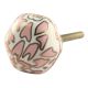 Pink Hexagon Small Ceramic Cabinet Knob