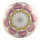 Pink Wheel Flower Ceramic Wardrobe Knob Online