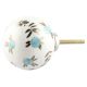 Golden Leaf Big Ceramic Round Cabinet Knob Online