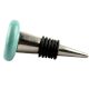 Sea Green Leaf Flower Ceramic Wine Stopper