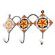 Orange Flower Ceramic Tile Hook Online