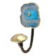 Turquoise Agate Stone Hook In Antique Fitting
