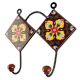 Yellow Ceramic Floral Tile Hook Online
