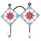 Red Flower Ceramic Tile Hook Online