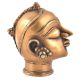 Brass Gauri Head Statue