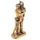 Exquisite Brass Father and Children Statue 
