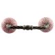 Pink Amarylis Floral Etched Ceramic Cut Bridge Handle Online